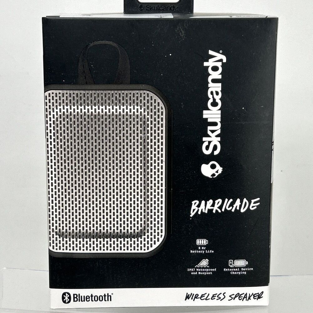 Skullcandy Barricade Mini Bluetooth Wireless Portable Speaker Black